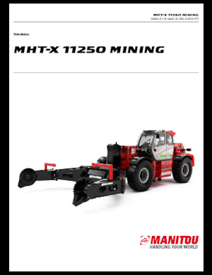 टेलीहैंडलर Manitou MHT-X 11250 Mining