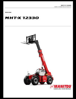 टेलीहैंडलर Manitou MHT-X 12330
