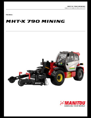 टेलीहैंडलर Manitou MHT-X 790 Mining