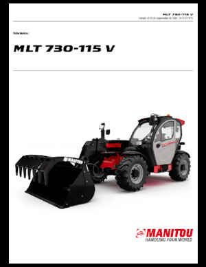 टेलीहैंडलर Manitou MLT 730-115 V