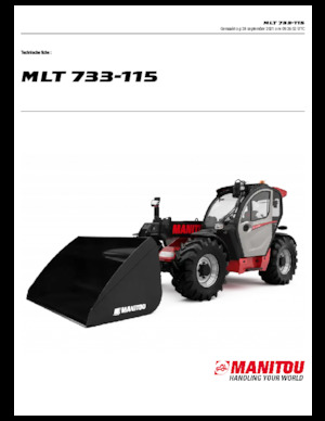 टेलीहैंडलर Manitou MLT 733-115