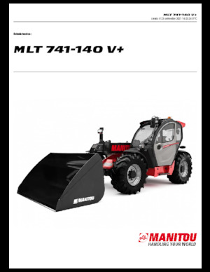 टेलीहैंडलर Manitou MLT 741-140 V+