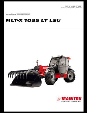 टेलीहैंडलर Manitou MLT-X 1035 LT LSU