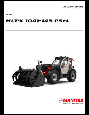 टेलीहैंडलर Manitou MLT-X 1041-145 PS+L