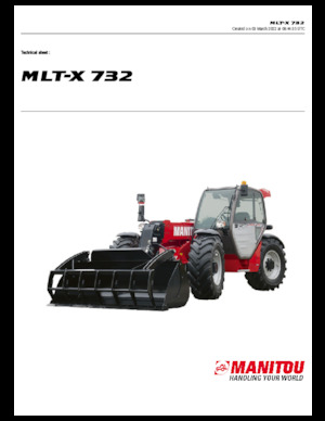 टेलीहैंडलर Manitou MLT-X 732