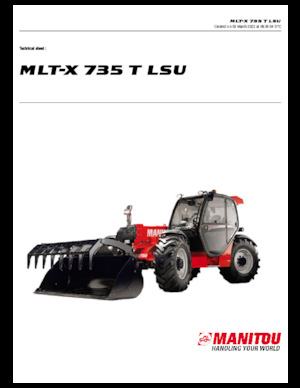 टेलीहैंडलर Manitou MLT-X 735 T LSU