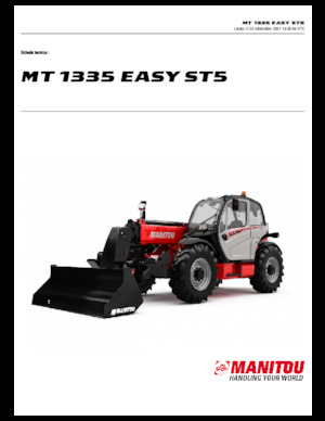 टेलीहैंडलर Manitou MT 1335 easy