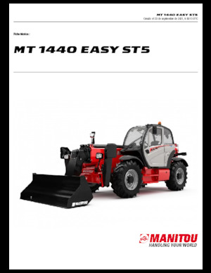 टेलीहैंडलर Manitou MT 1440 Standart EASY