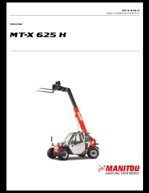 टेलीहैंडलर Manitou MT-X 625 H