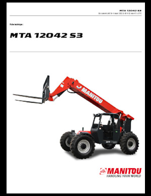 टेलीहैंडलर Manitou MTA 12042 S3
