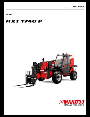 टेलीहैंडलर Manitou MXT 1740 P