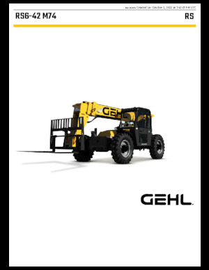 टेलीहैंडलर Gehl RS6-42 M74 