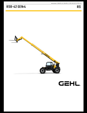 टेलीहैंडलर Gehl RS8-42 