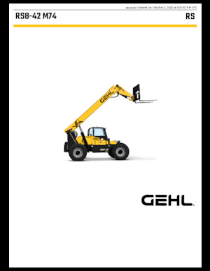 टेलीहैंडलर Gehl RS8-42 M74 