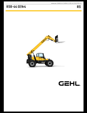 टेलीहैंडलर Gehl RS8-44 