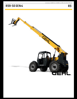टेलीहैंडलर Gehl RS9-50 