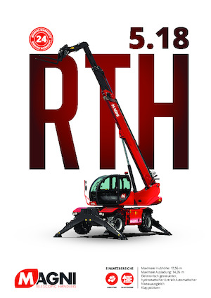 रोटेटिंग टेलीहैंडलर MAGNI RTH 5.18 Smart