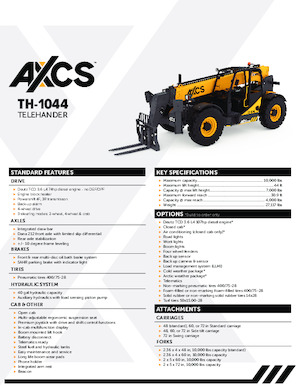 टेलीहैंडलर AXCS TH-1044