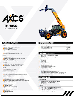 टेलीहैंडलर AXCS TH-1056