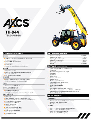 टेलीहैंडलर AXCS TH-944
