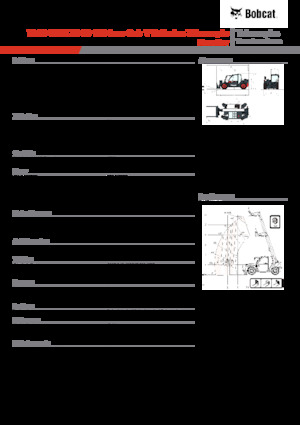 टेलीहैंडलर Bobcat TL30.60 Low Cab 100 V