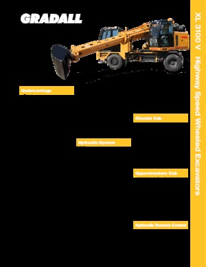 टेलीस्कोपिक एक्सकेवेटर Gradall XL 3100 V