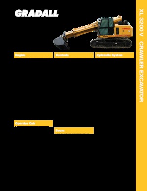 टेलीस्कोपिक एक्सकेवेटर Gradall XL 3200 V
