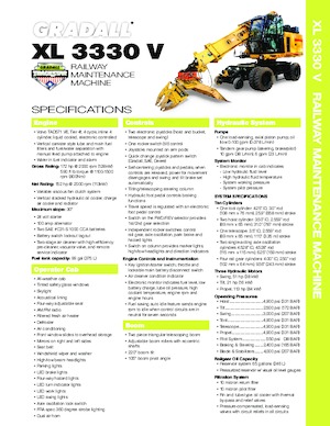टेलीस्कोपिक एक्सकेवेटर Gradall XL 3330 V