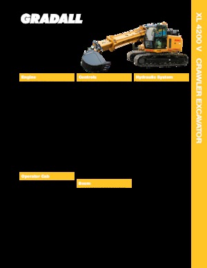 टेलीस्कोपिक एक्सकेवेटर Gradall XL 4200 V