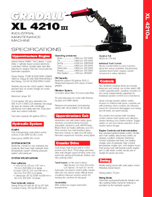 टेलीस्कोपिक एक्सकेवेटर Gradall XL 4210 III