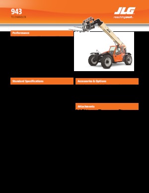 टेलीहैंडलर JLG 943