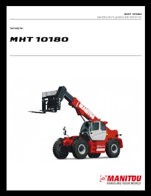 टेलीहैंडलर Manitou MHT 10180
