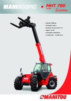 टेलीहैंडलर Manitou MHT 780