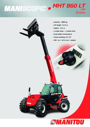 टेलीहैंडलर Manitou MHT 860