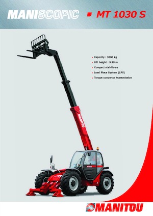 टेलीहैंडलर Manitou MT 1030 Easy