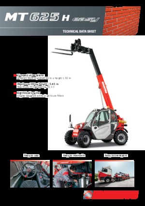 टेलीहैंडलर Manitou MT 625 H Easy