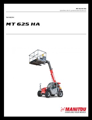 टेलीहैंडलर Manitou MT 625 HA