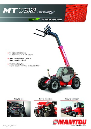 टेलीहैंडलर Manitou MT 732 Easy