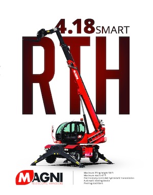 रोटेटिंग टेलीहैंडलर MAGNI RTH 4.18 Smart