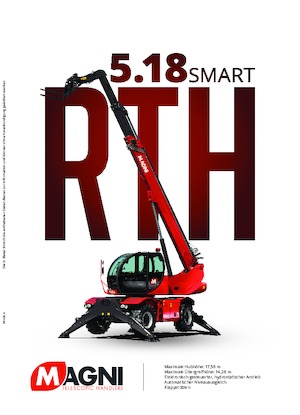 रोटेटिंग टेलीहैंडलर MAGNI RTH 5.18 Smart
