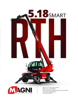 रोटेटिंग टेलीहैंडलर MAGNI RTH 5.18 Smart
