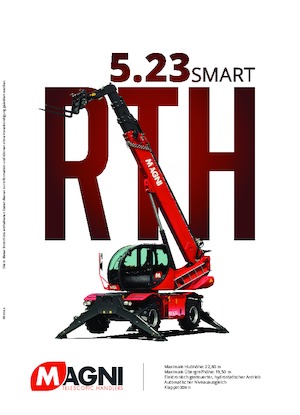 रोटेटिंग टेलीहैंडलर MAGNI RTH 5.23 Smart