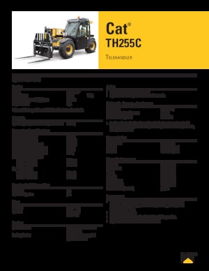 टेलीहैंडलर Caterpillar TH255C