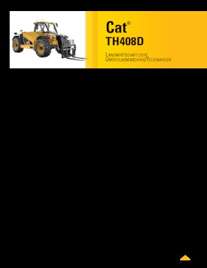 टेलीहैंडलर Caterpillar TH408D