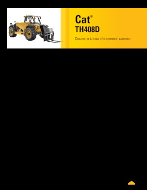 टेलीहैंडलर Caterpillar TH408D