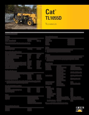 टेलीहैंडलर Caterpillar TL1055D