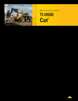 टेलीहैंडलर Caterpillar TL1055D