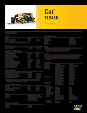 टेलीहैंडलर Caterpillar TL943D