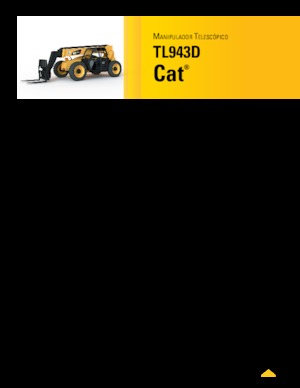 टेलीहैंडलर Caterpillar TL943D