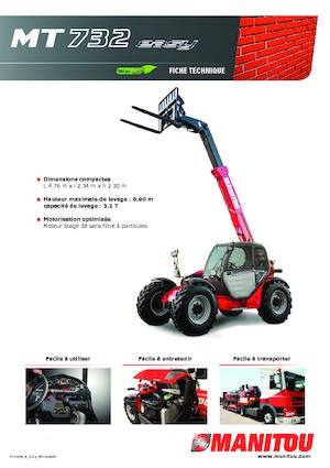 टेलीहैंडलर Manitou MT 732-100 PS Comfort